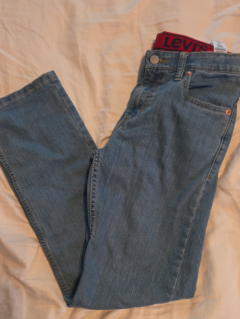 Levi'sBoys 511 Light Blue Straight Leg Jeans